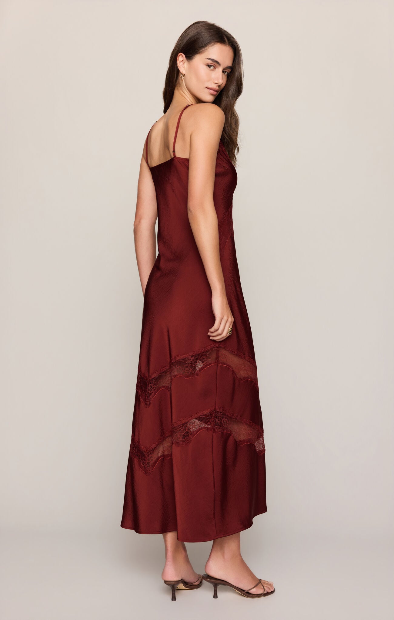 Z supply |  Bruna Lace Inset Midi Dress