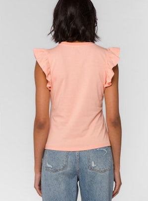 Velvet Heart | Fabiola Flutter Sleeve Crewneck Tee