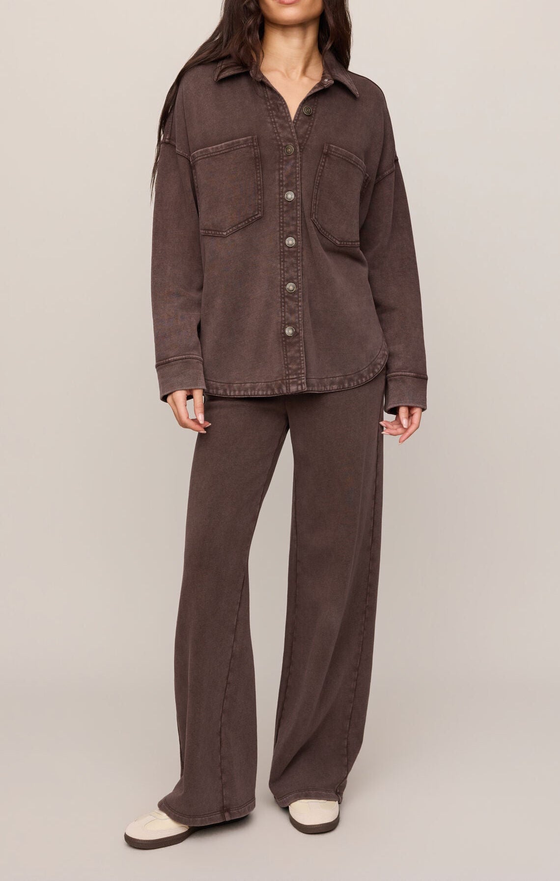 Z Supply | All Day Knit Jacket-Dark Chocolate