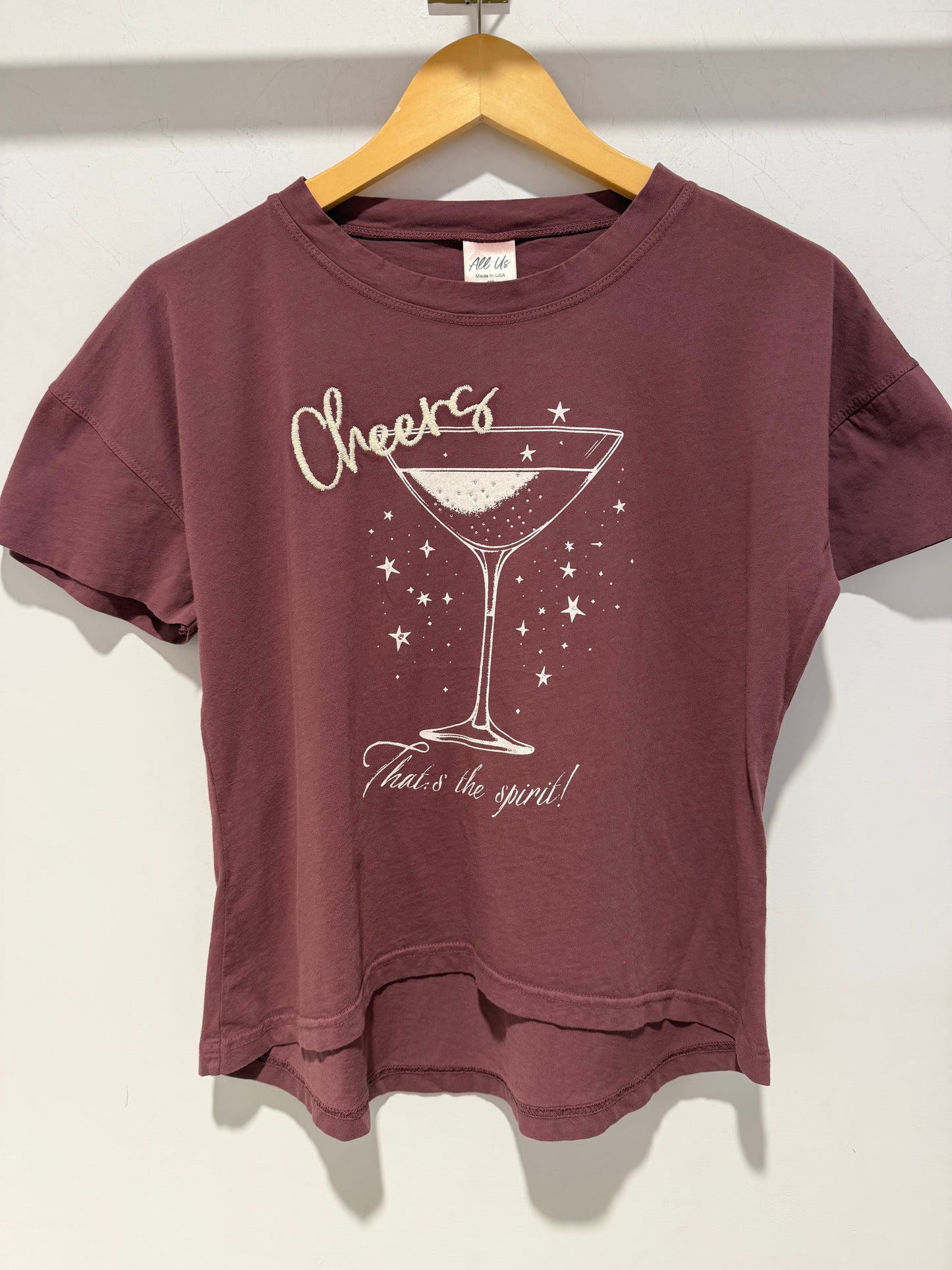 Cheers Short Sleeve Graphic Tee