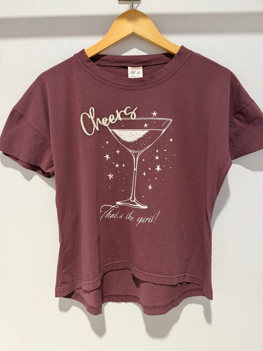 Cheers Short Sleeve Graphic Tee