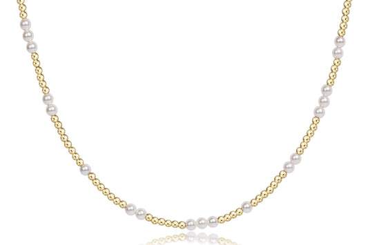 enewton | choker beaded - hope unwritten pearl 3mm