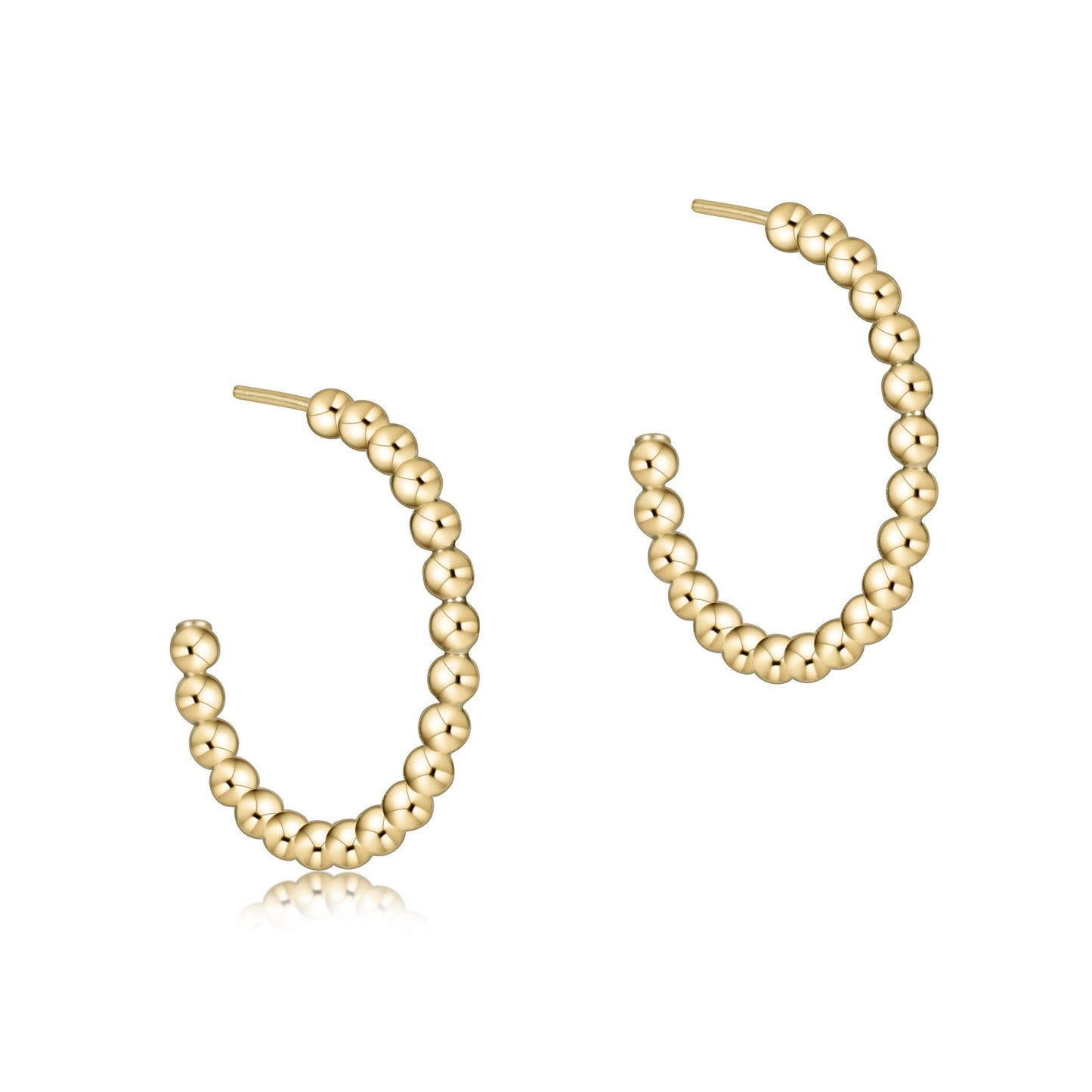 Enewton Beaded Classic 2mm Post Hoop