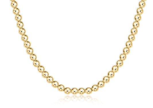 enewton | choker beaded - classic gold 5mm