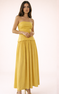 Margo Strapless Midi Dress