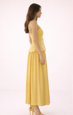 Margo Strapless Midi Dress
