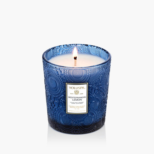 Voluspa Mediterranean Lemon Candle 9oz Gift Box