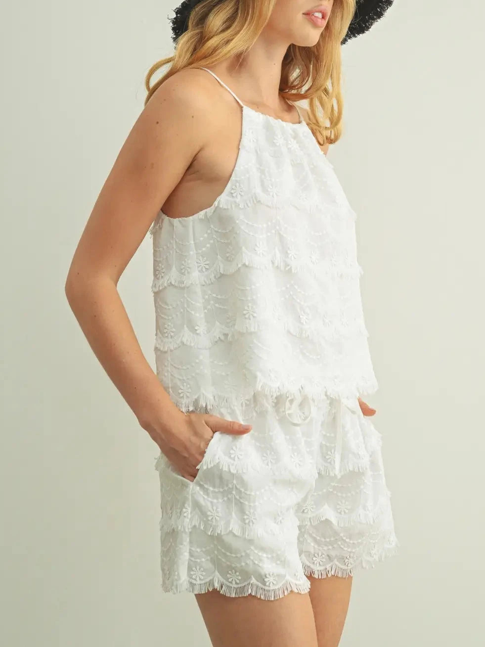 Hazel Tassel Trimmed Shorts
