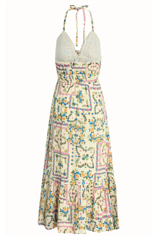 Julian Floral Halter Dress