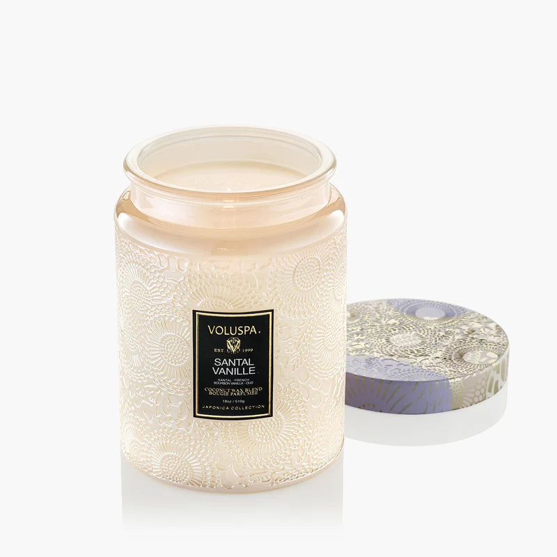 Voluspa Santal Vanille Large Jar Candle 18oz