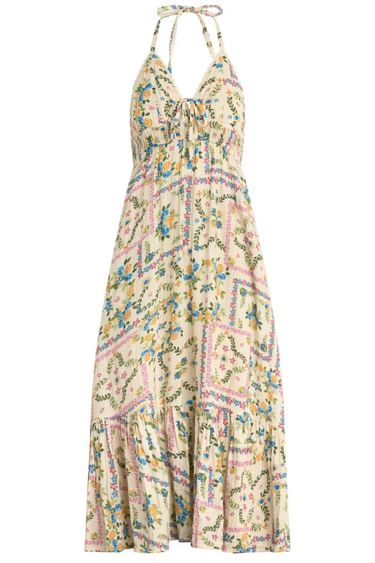 Julian Floral Halter Dress