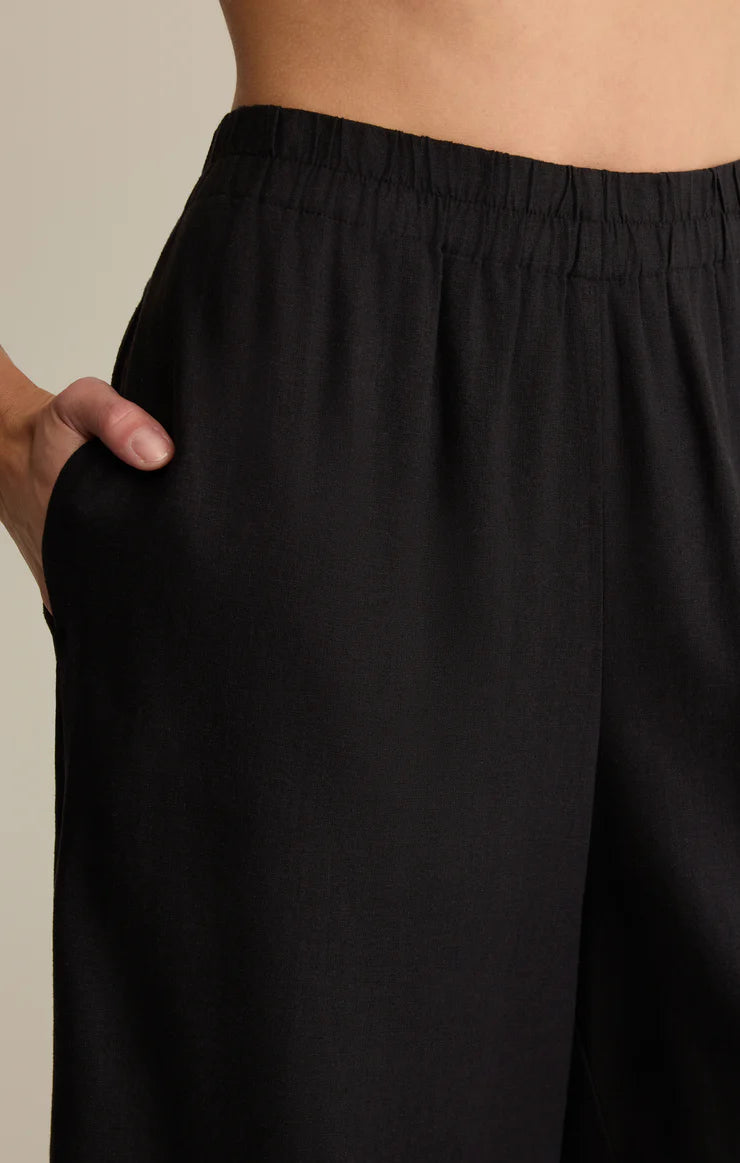 Z Supply | Scout Linen Pant Black
