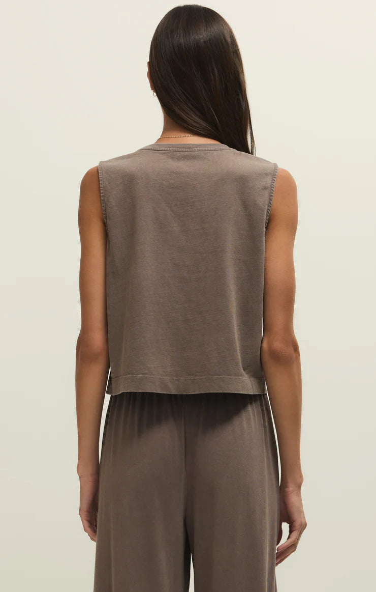 Z Supply | Sloane Cotton Jersey Tank - Perfectly Taupe