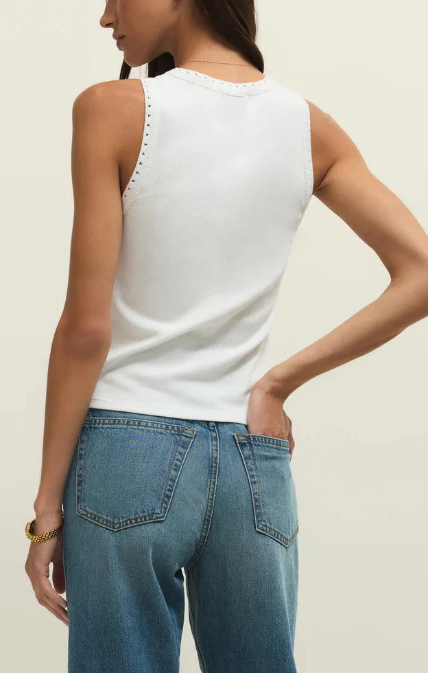 Z Supply | Clarke Rib Tank White