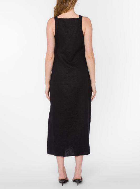 Velvet Heart | Ashanti Black Midi Dress