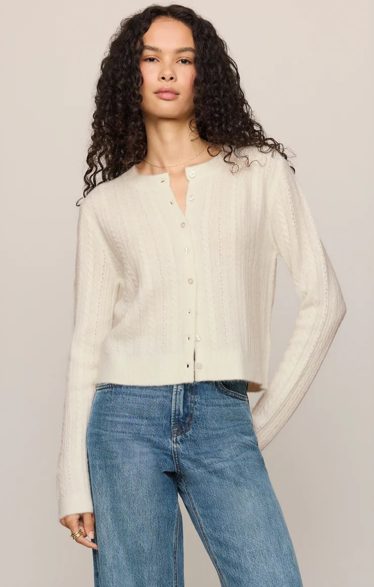 Z supply | Medina Pointelle Cardigan