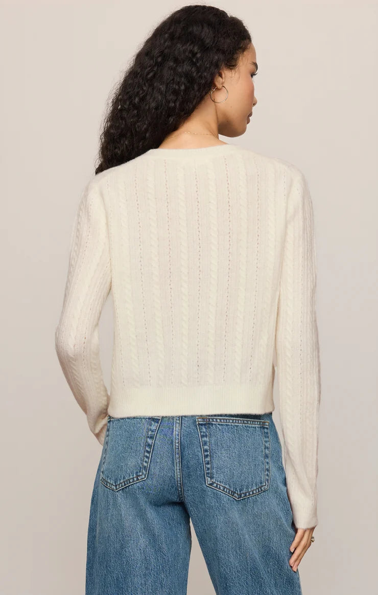 Z supply | Medina Pointelle Cardigan
