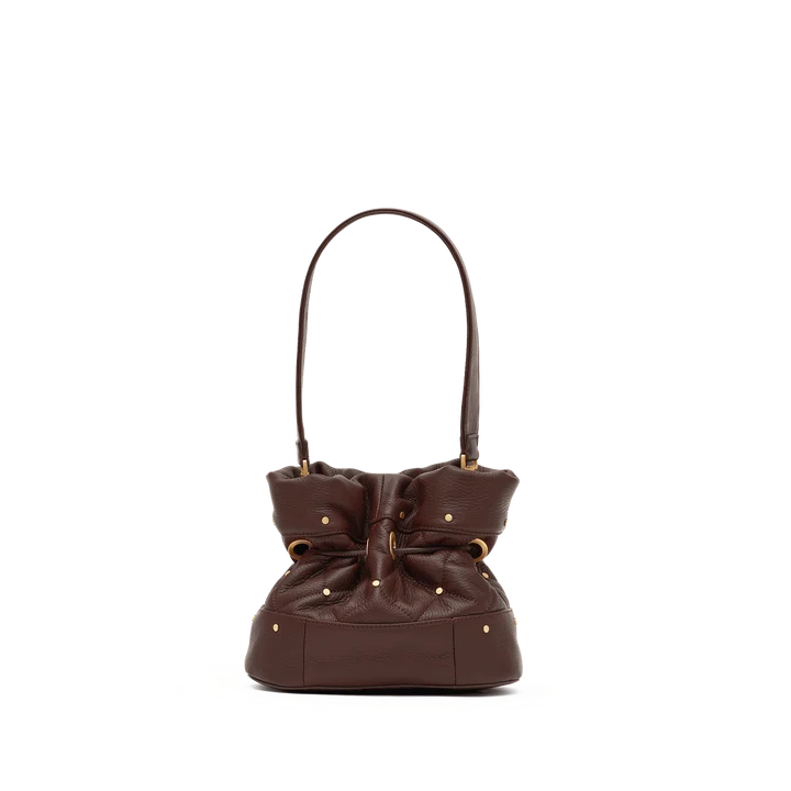 Hammitt |  Gianna sml- Quilted Espresso Brushed Gold