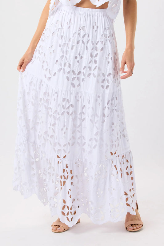 Bora Bora Skirt \ White