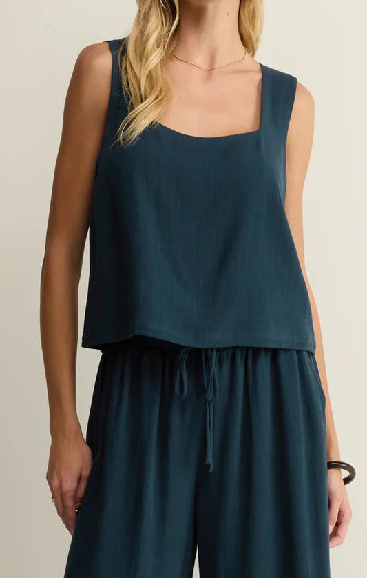 Z Supply | Charli Cropped Linen Tank