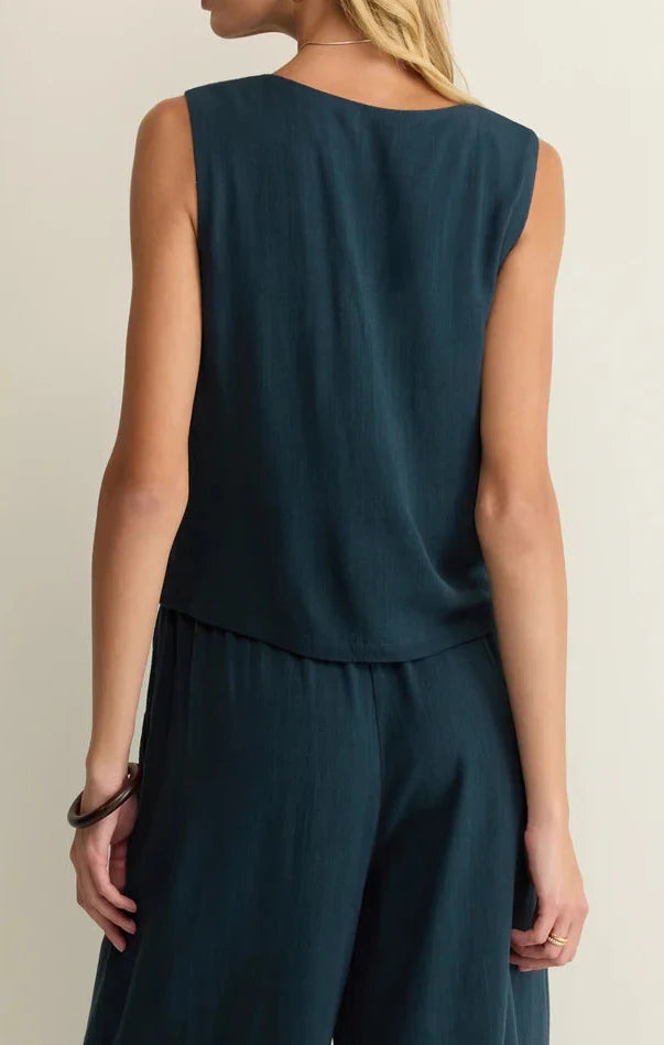 Z Supply | Charli Cropped Linen Tank