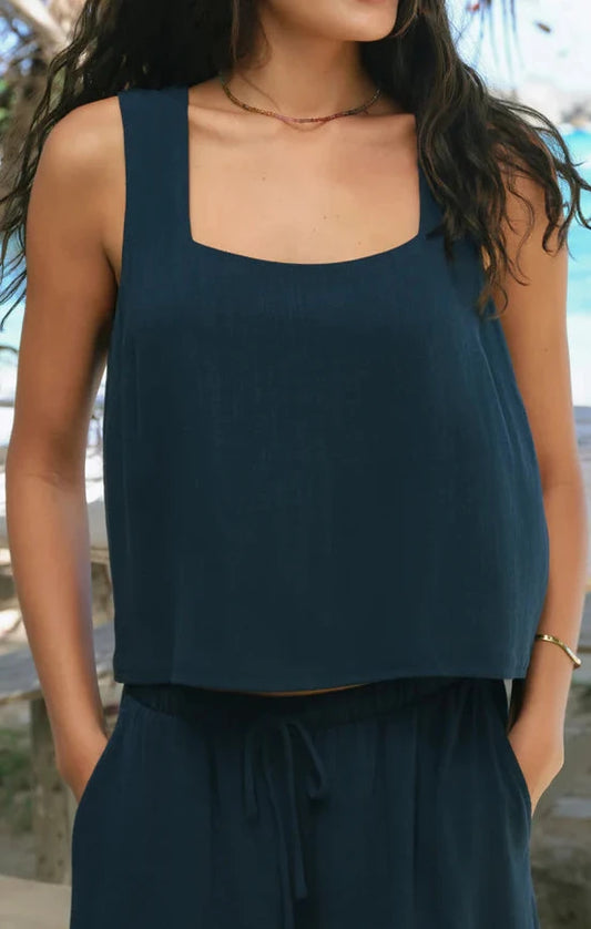 Z Supply | Charli Cropped Linen Tank