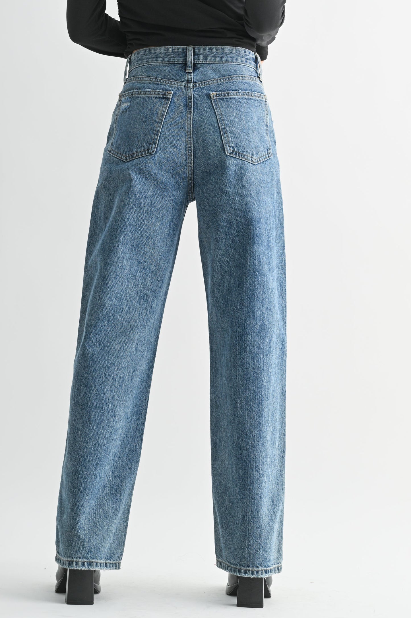 High Waisted Skater Jean