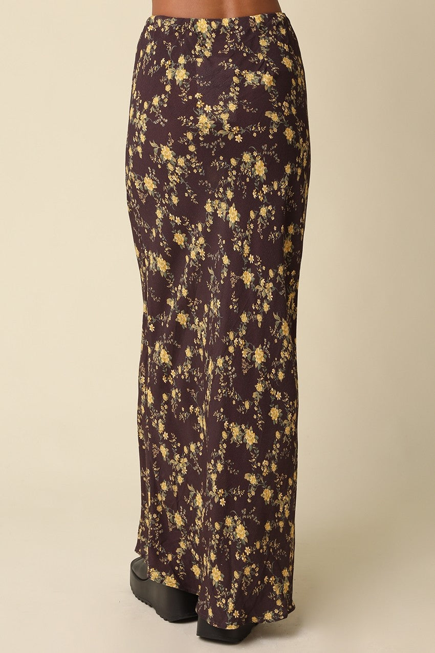 Amani Floral Slip Maxi Skirt