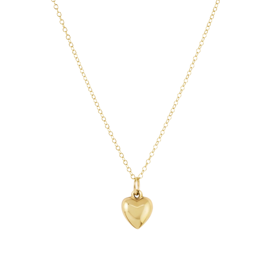 E newton| 16' gold Love Plush Necklace