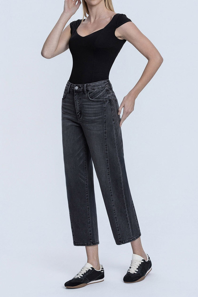 Kayla Super High Rise Barrel Jean