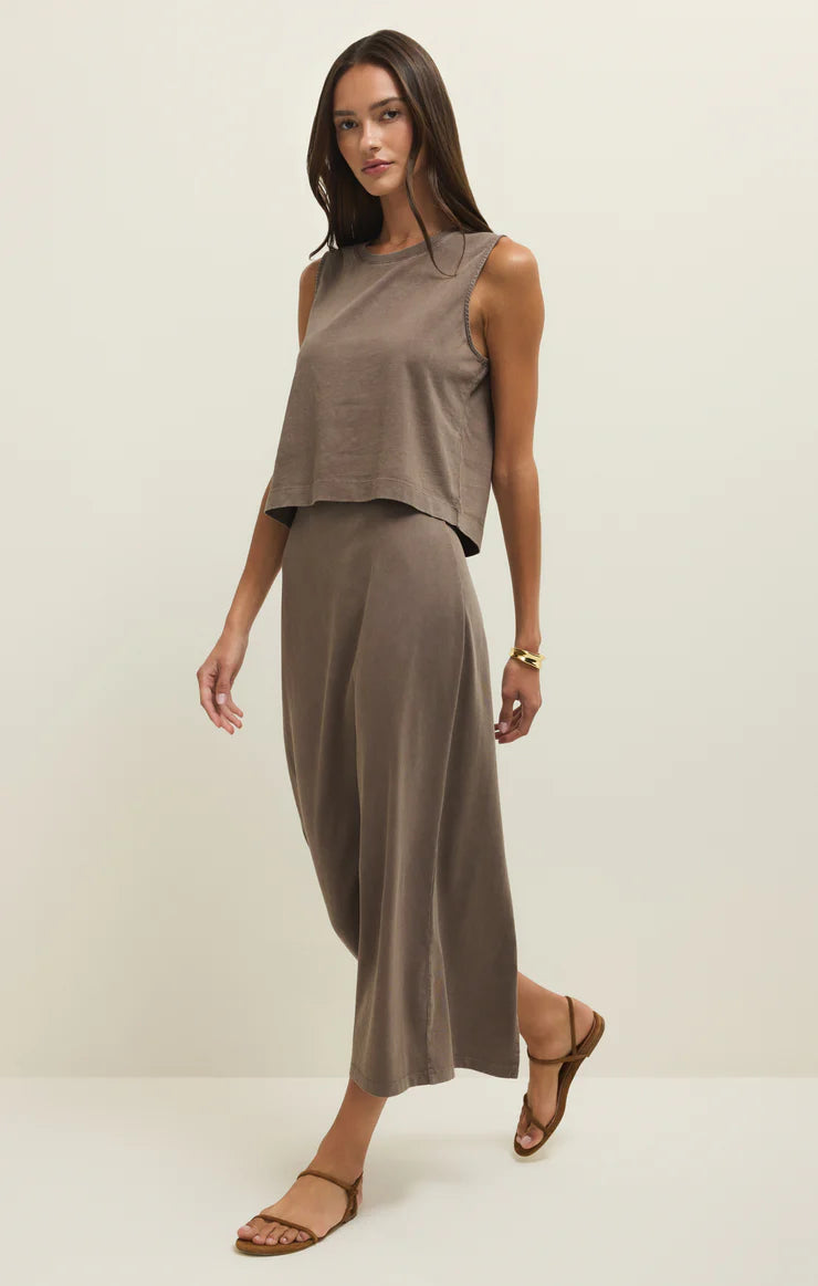 Z Supply | Gail Midi Skirt -Perfectly Taupe