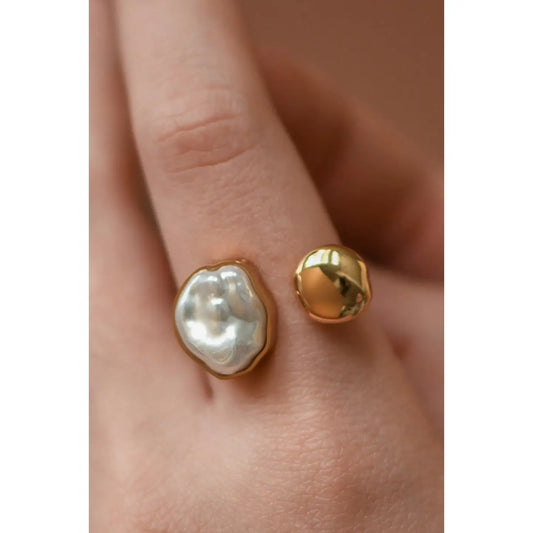 Gold Dipped Statement Ring