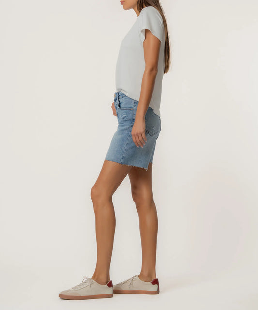 Kut | Hailey High Rise Short in Focus Wash