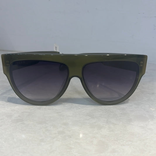 Georgie Rich Olive Grey Gradient Sunglasses