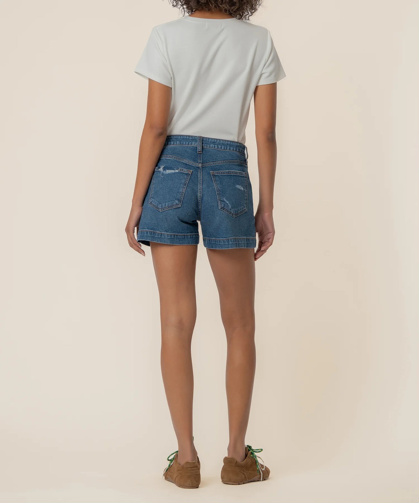 KUT FROM THE KLOTH | Jane High Rise Short in True Wash
