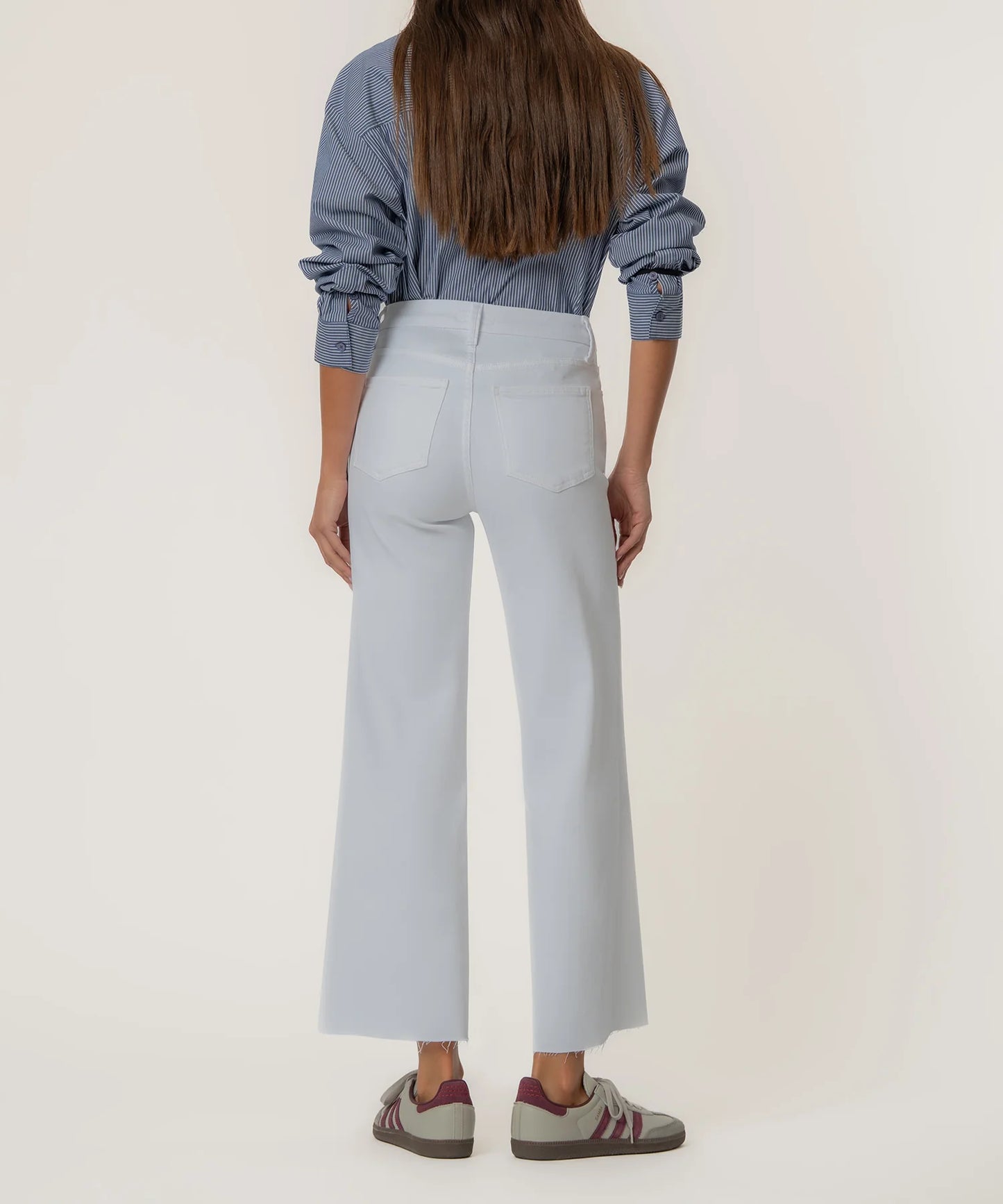 Kut | Meg High Rise Wide Leg in Optic White