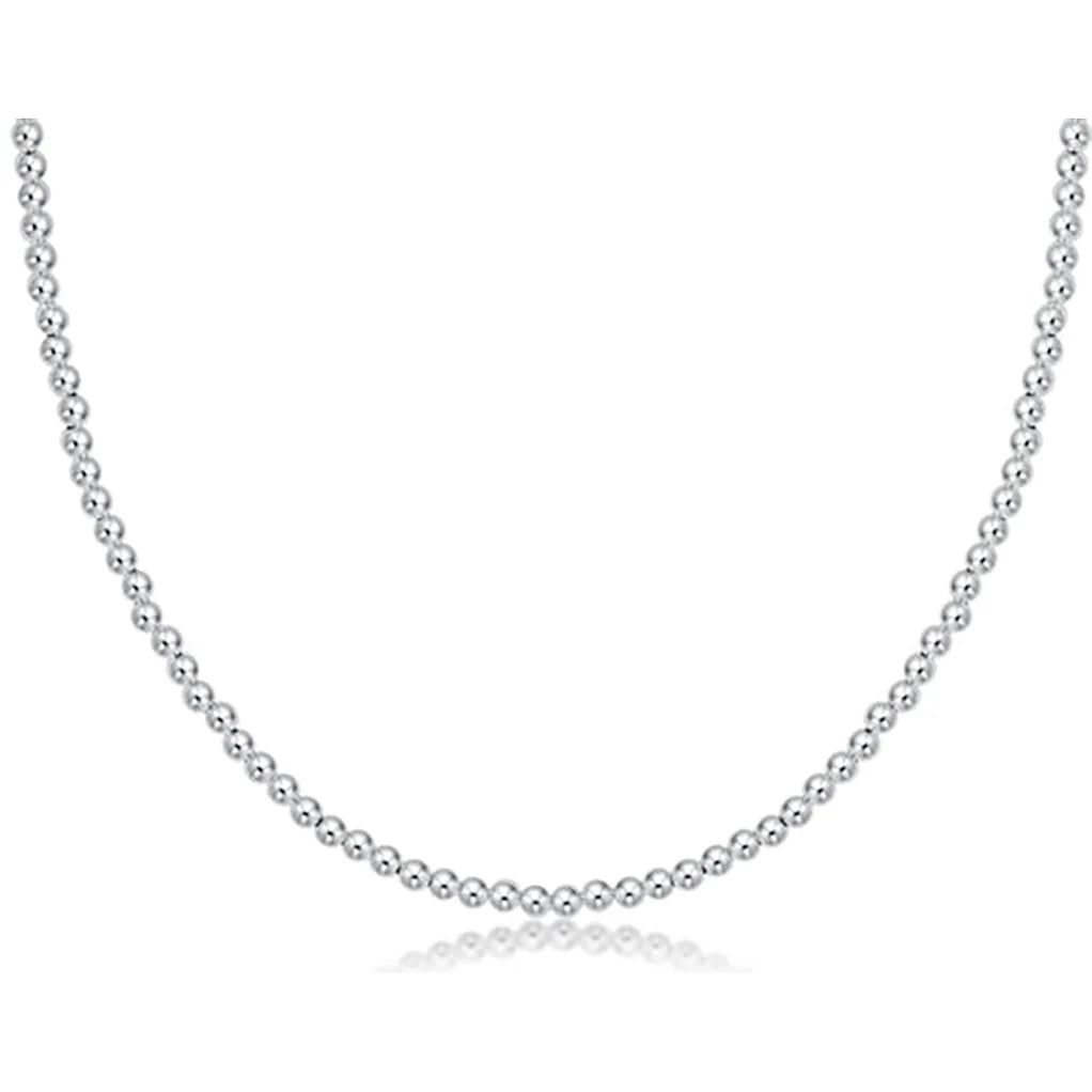 enewton | choker beaded - classic sterling 3mm