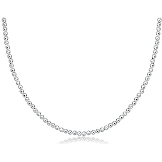enewton | choker beaded - classic sterling 3mm