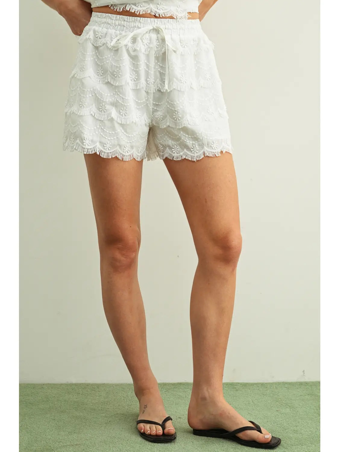 Hazel Tassel Trimmed Shorts