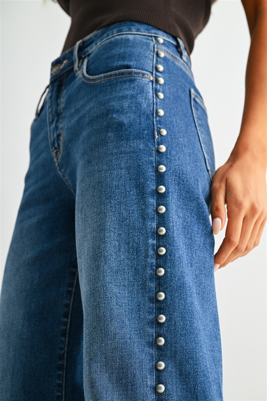 Parker Mid-rise Wide Leg Jean