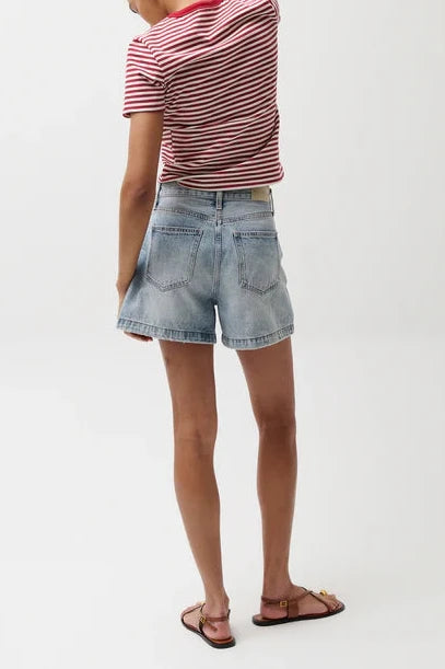 Pistola Saige High Rise Short- French Riviera