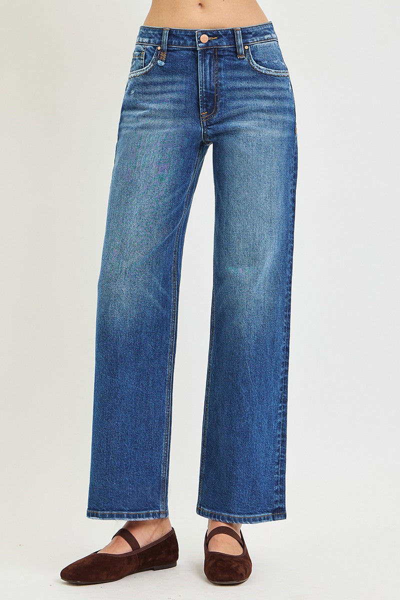 Rory High Rise Straight Jeans