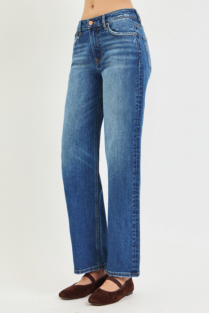 Rory High Rise Straight Jeans