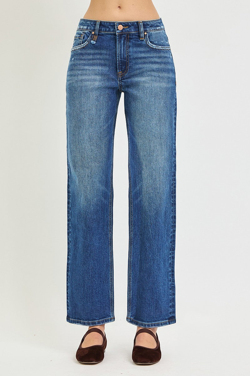 Rory High Rise Straight Jeans