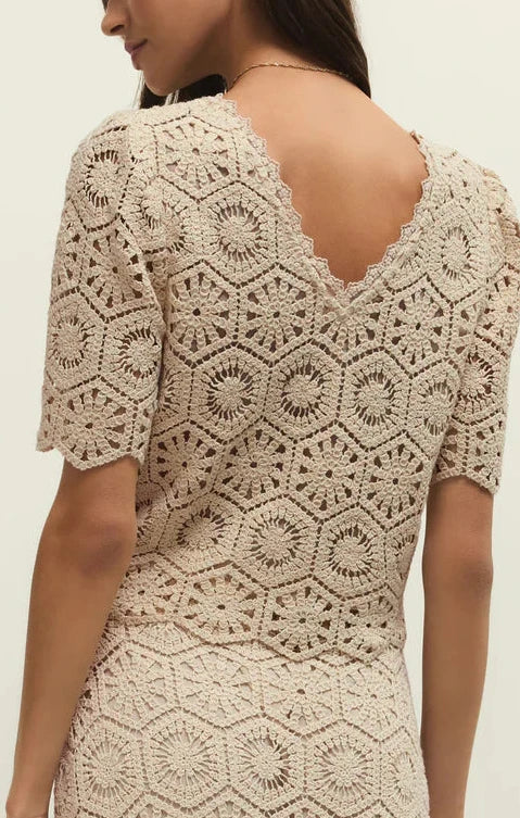 Z Supply | Raquel Lace Cropped Top
