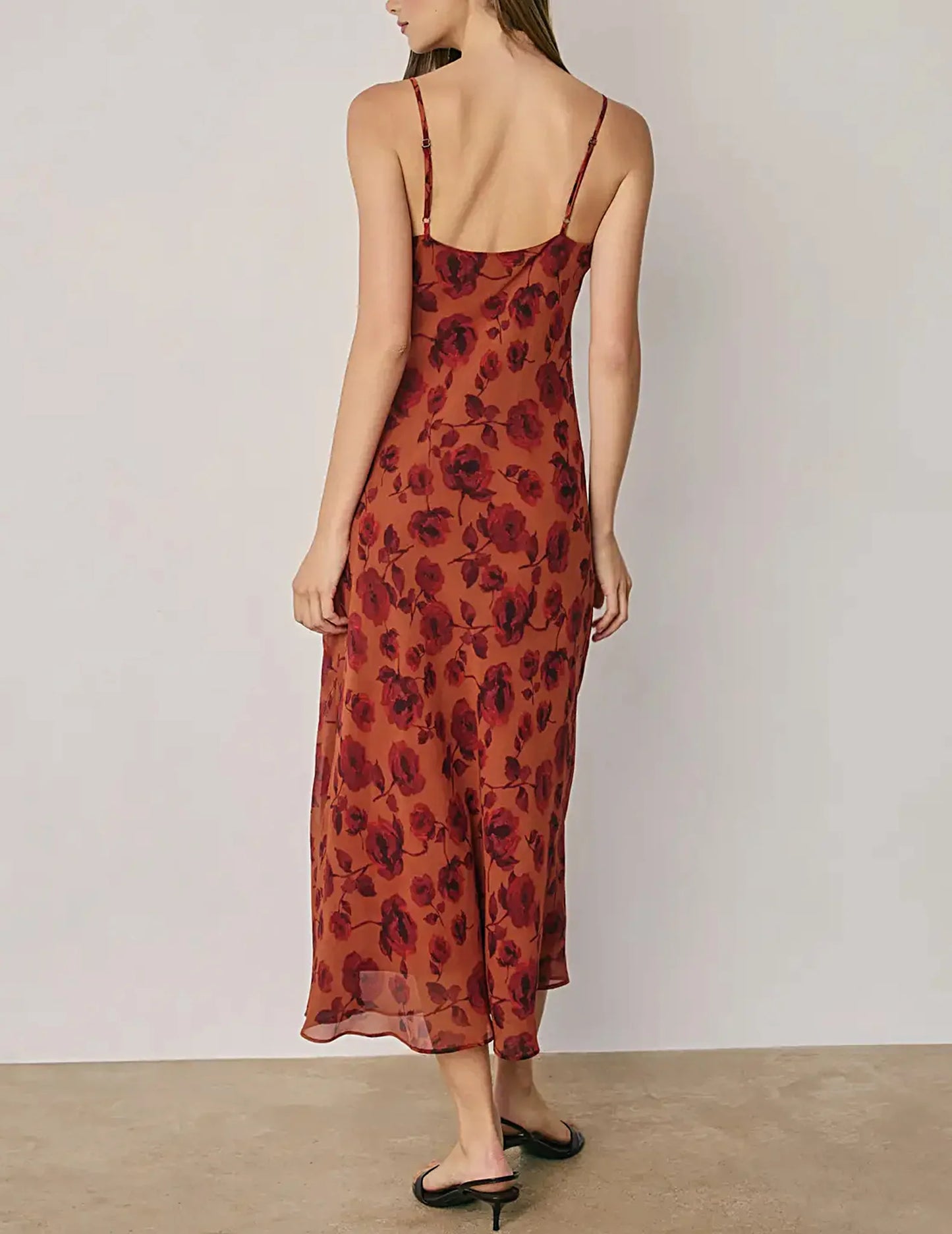 Rory Rust Rose Midi Dress