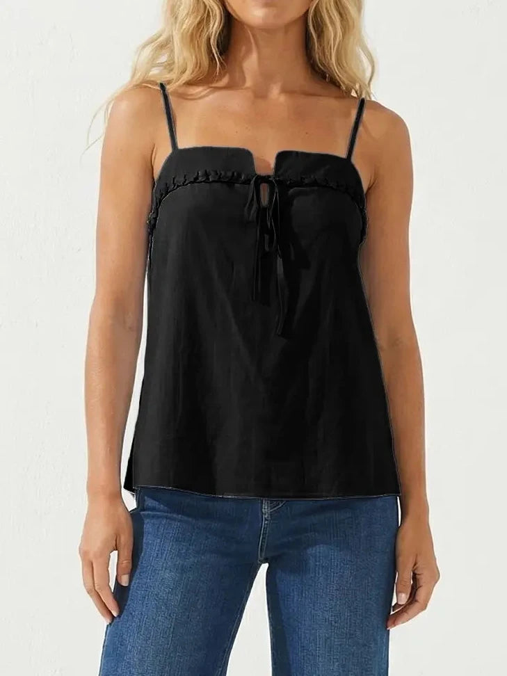 The Lila Knitting Detail Tank Top
