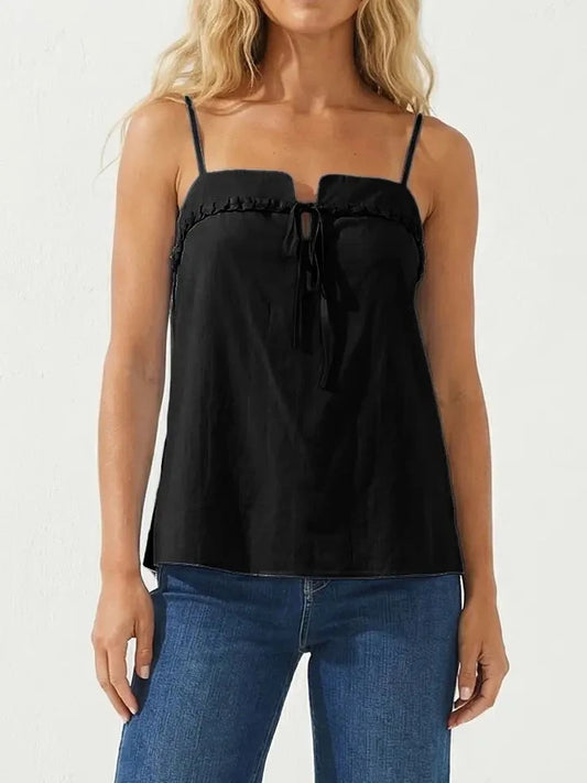 The Lila Knitting Detail Tank Top